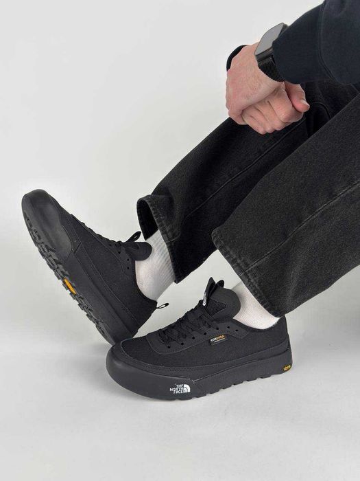 Кросівки-кеди The North Face Clyffe Trainers Black (41-45) - чоловічі Норт Фейс чорні, кордура, на осінь, ТНФ, TNF