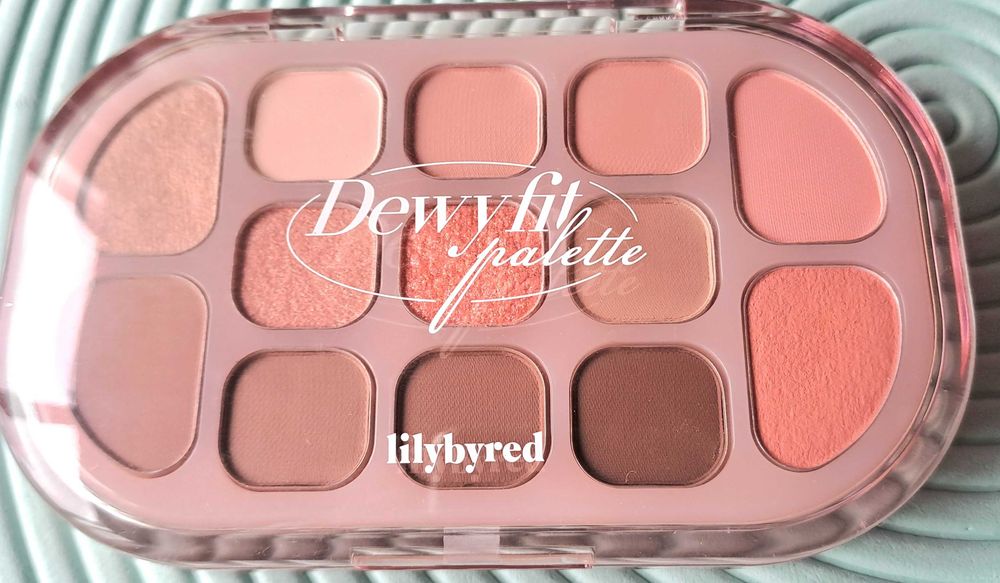 Lilybyred Dewy fit palette, cor #1 Peach cream