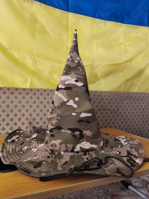 Шапка Чарівника Мультикам Камуфляж  на подарунок для військового