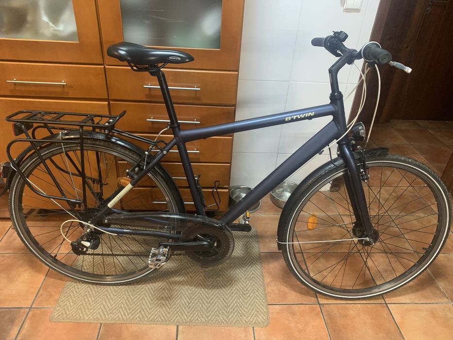 Bicicleta semi nova btwin hoprider 100