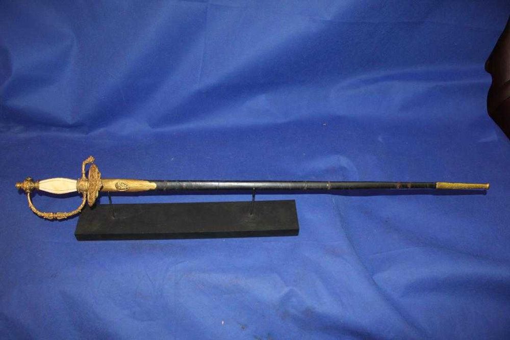 Antiga espada espadim português colecionismo