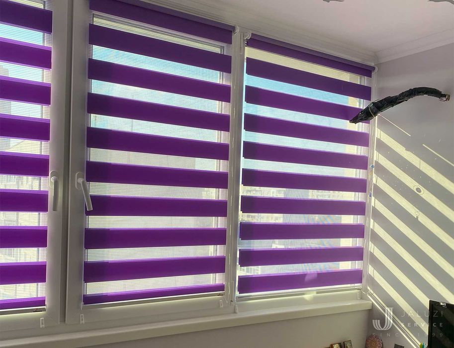 Жалюзи день ночь монтаж под ключ! Рулонные шторы Римские шторы CF2