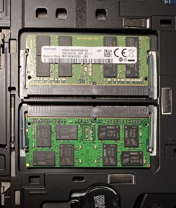 32GB DDR4 Conjunto Memoria RAM SO-DIMM 2x16GB Samsung + Exabyte (Micron) 2400/2666MHz