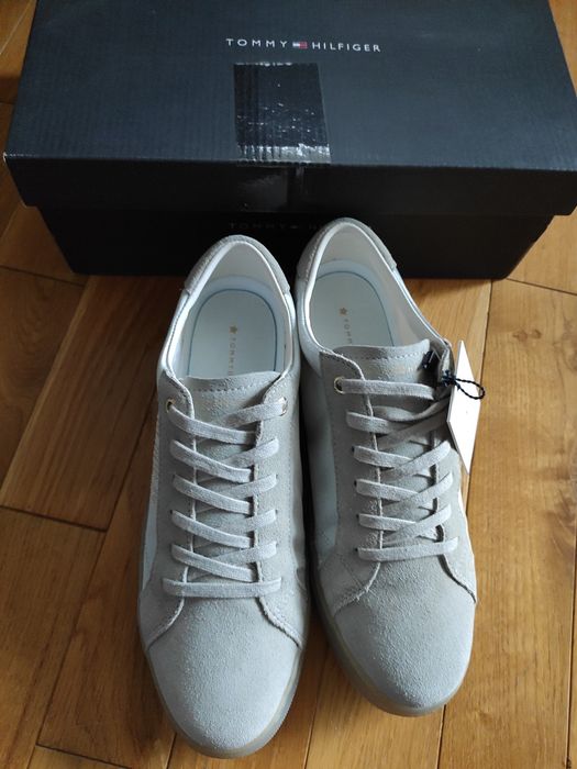Sneakersy, tenisówki Tommy Hilfiger, nowe, skóra, 40