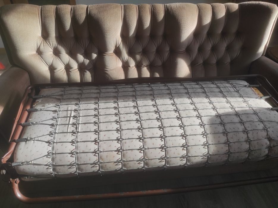Sofá cama + poltronas
