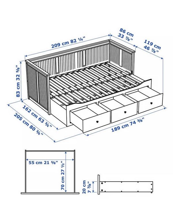 Łóżko Ikea stan bardzo dobry