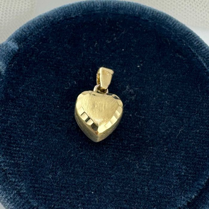 Złota Zawieszka Medalionik Serce "Heart" | 585 | 1.45G | Odnowiona (S)