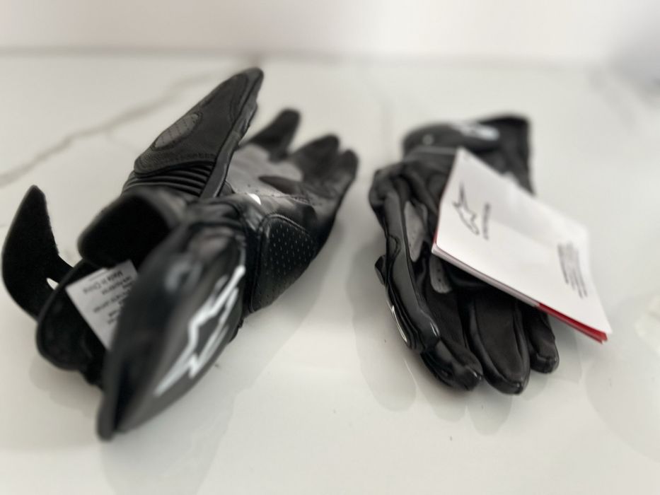 Мото перчатки alpinestars s1 шкіряні моторукавички