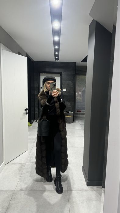 Жилет,шуба з соболя