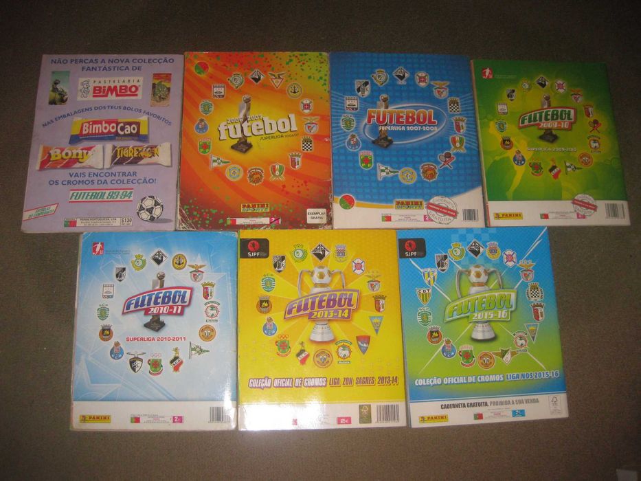 7 Cadernetas do Campeonato Nacional de Futebol