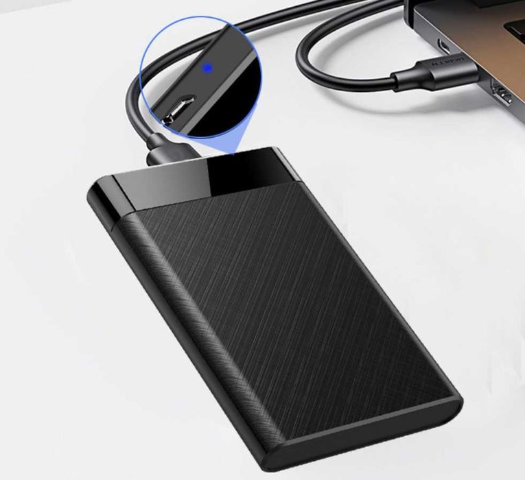 Disco Externo de 500GB - USB 3.0 ou USB-C - Recondicionado A+