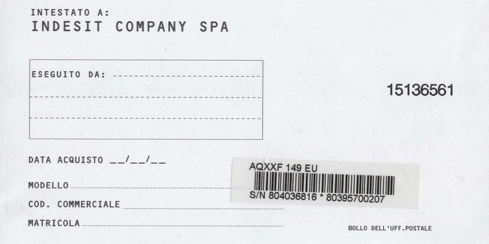 Kit completo de esgoto Ariston Aqualtis AQXXF 149EU e outros