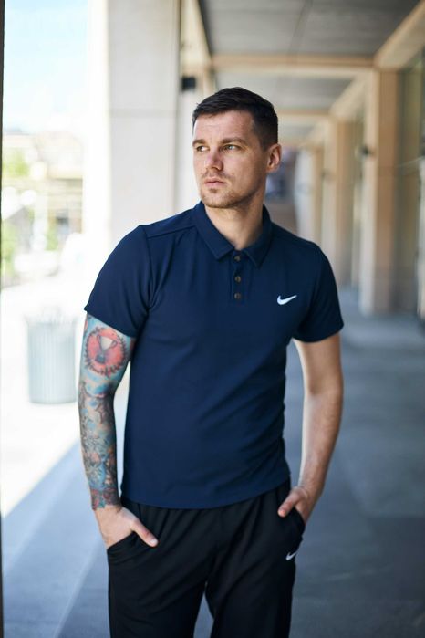 Футболка поло мужская Nike тенниска спортивная повседневная найк