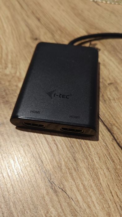 Adapter, przejściówka USB-A na 2x 4k hdmi