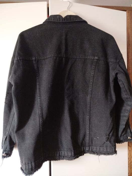 Kurtka czarna jeansowa