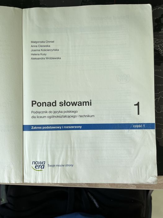Podrecznik do języka polskiego „Ponad słowami 1 cz.1” Nowa Era