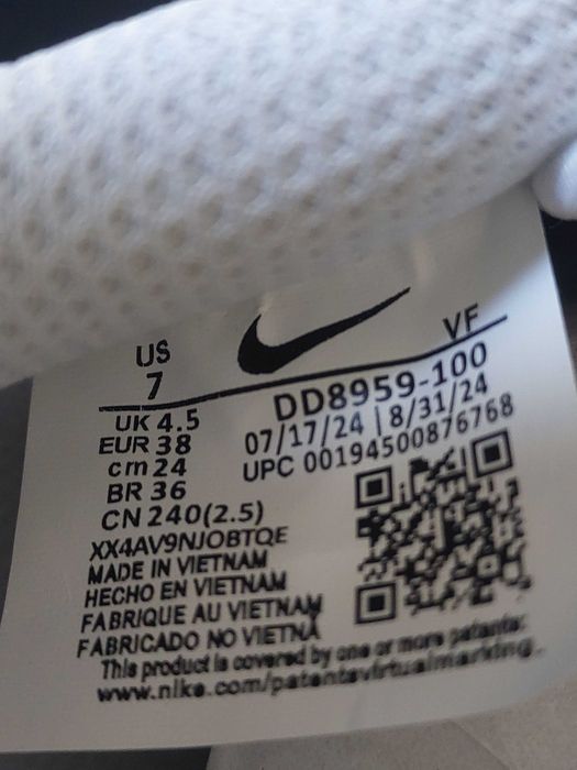 Nike air force 1 nowe sneakers damskie 38