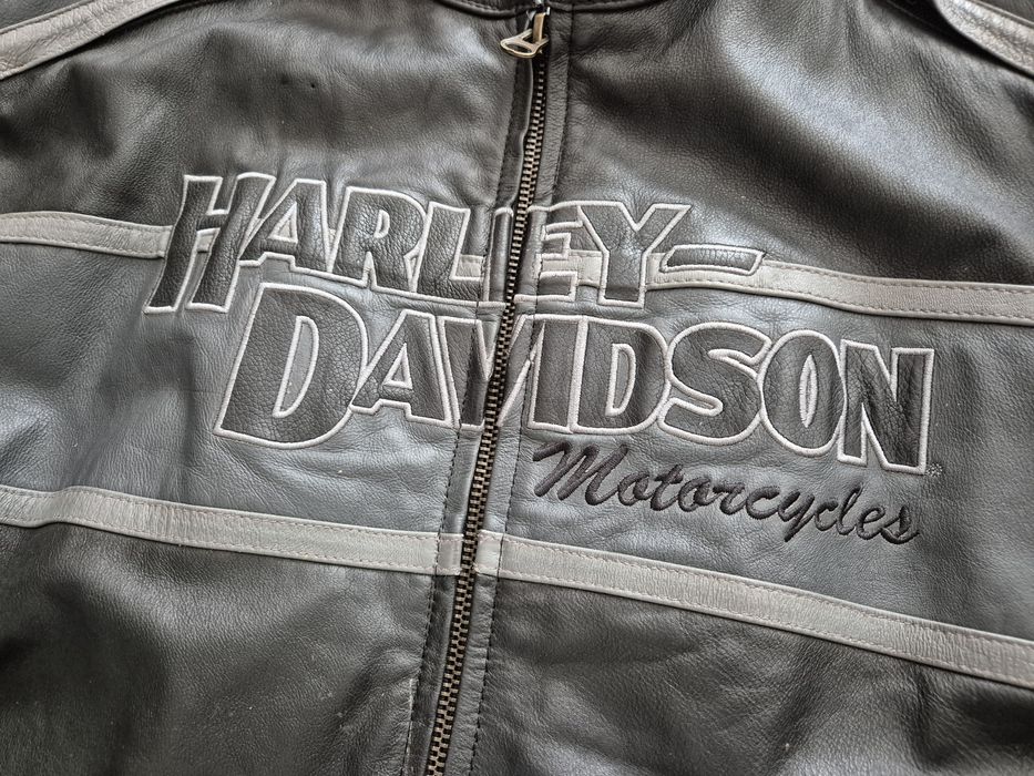 Harley Davidson Riding Gear Oryginalna kurtka skórzana 4XL