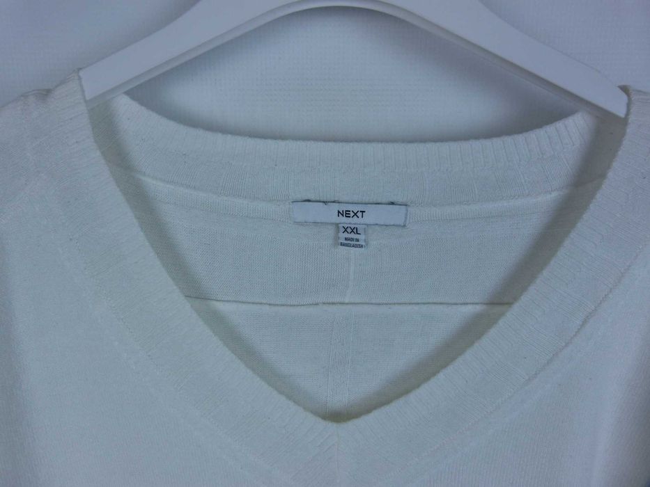 Next luźny cienki sweter oversize akryl / XXL