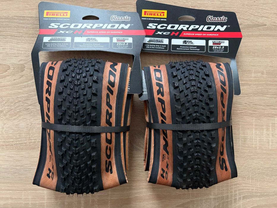 Komplet nowych opon Pirelli Scorpion XC H 29 x 2.2 MTB 690g!