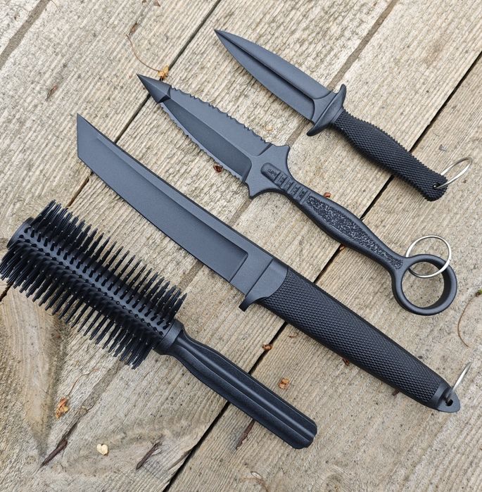 Тренувальні ножі Cold Steel FGX , гребінець з сюрпризом , танто , даггер , міні ніж