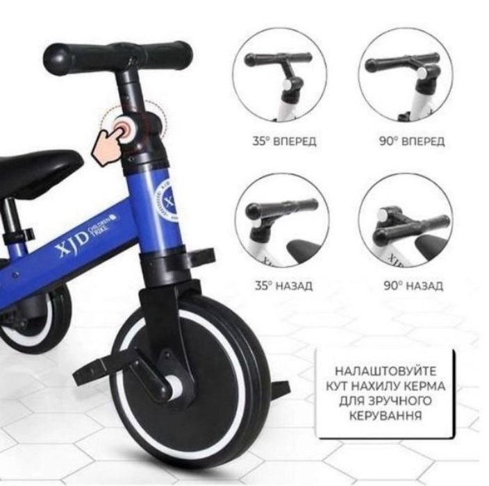 Беговел трехколесный велосипед 3 в 1