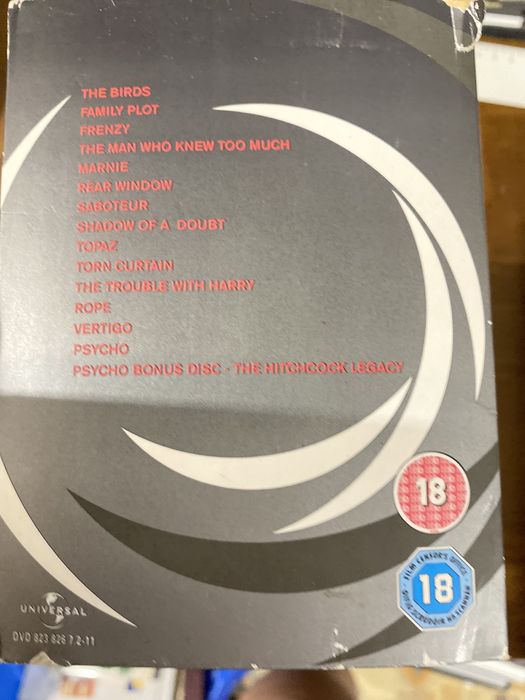 Dvd box set 14 Filmes Alfred Hitchcock