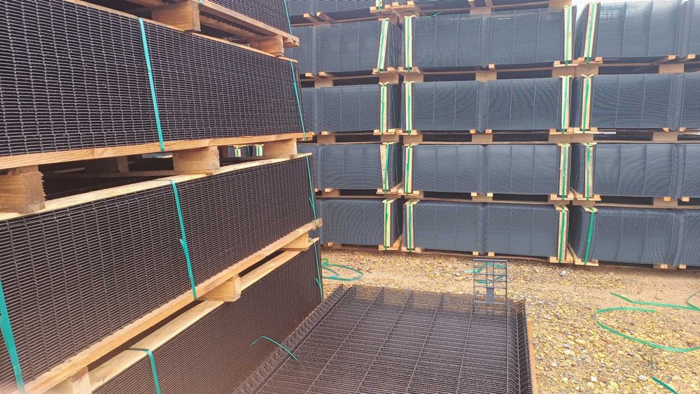 Ogrodzenie panelowe 3D 173 cm Śląsk montaż