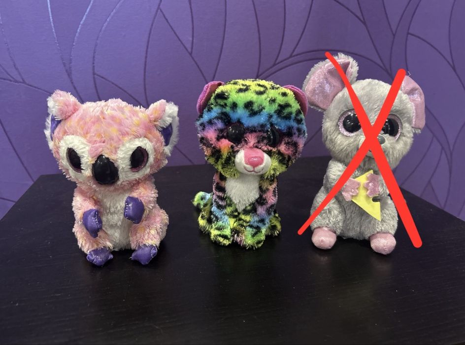 Іграшки ty коала, леопард