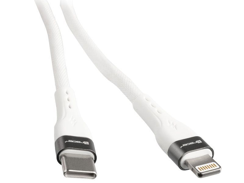 Kabel TRACER USB C - Lightning 1m 60W Biały