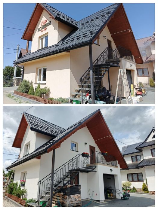 Malowanie dachów i elweacji