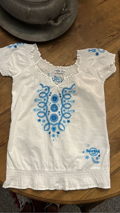 Camisa Hard Rock Cafe bordada camisola Praga