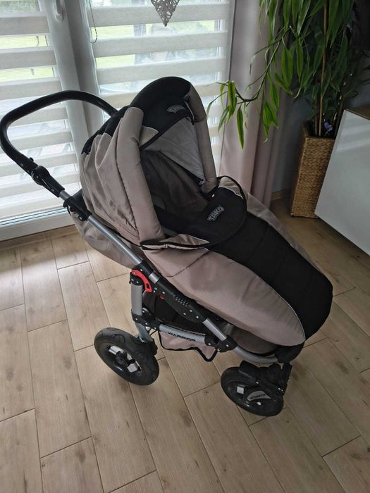 Wózek TAKO czarno - beżowy