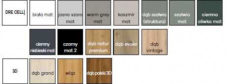 Drzwi wewnętrzne DRE ESTRA 1-6, 11