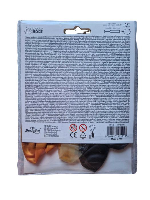 Balony na 80-te urodziny 6 sztuk