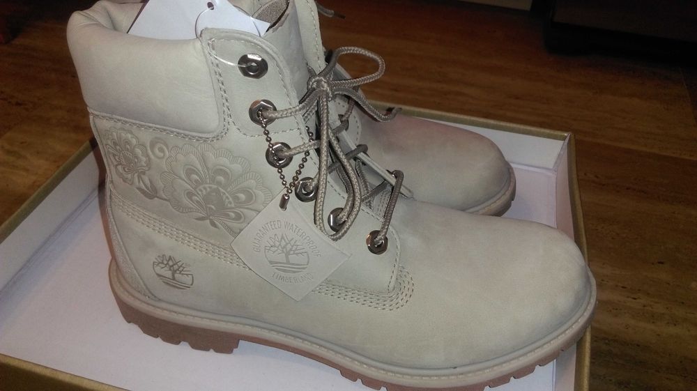 Timberland NOWE damskie rozm 39,5 wzór w kwiaty, całe ze skóry