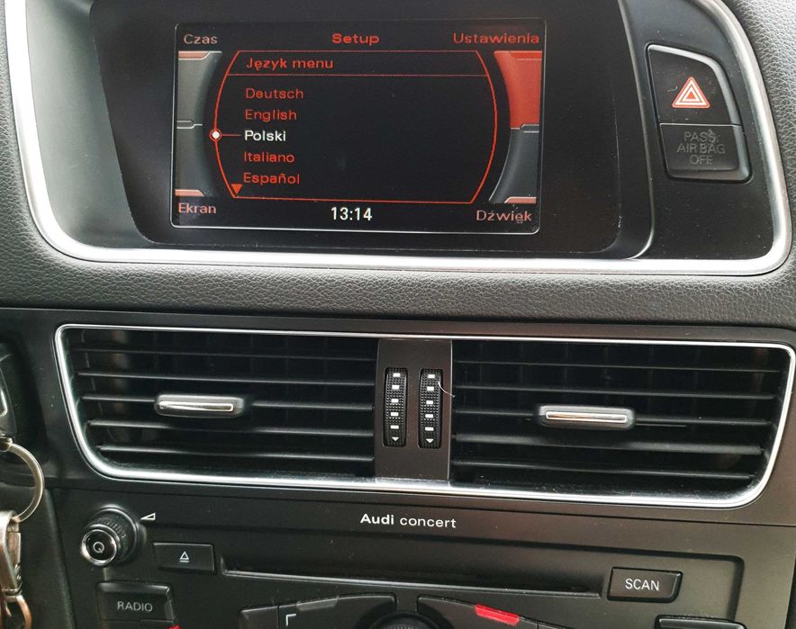 Audi Polskie Menu Aktualizacja Mapy Europy Polski Lektor MMI Concert