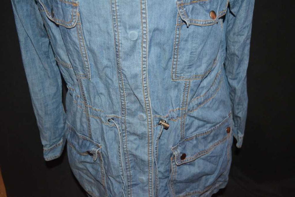 Cienka jeansowa parka Bonprix 46