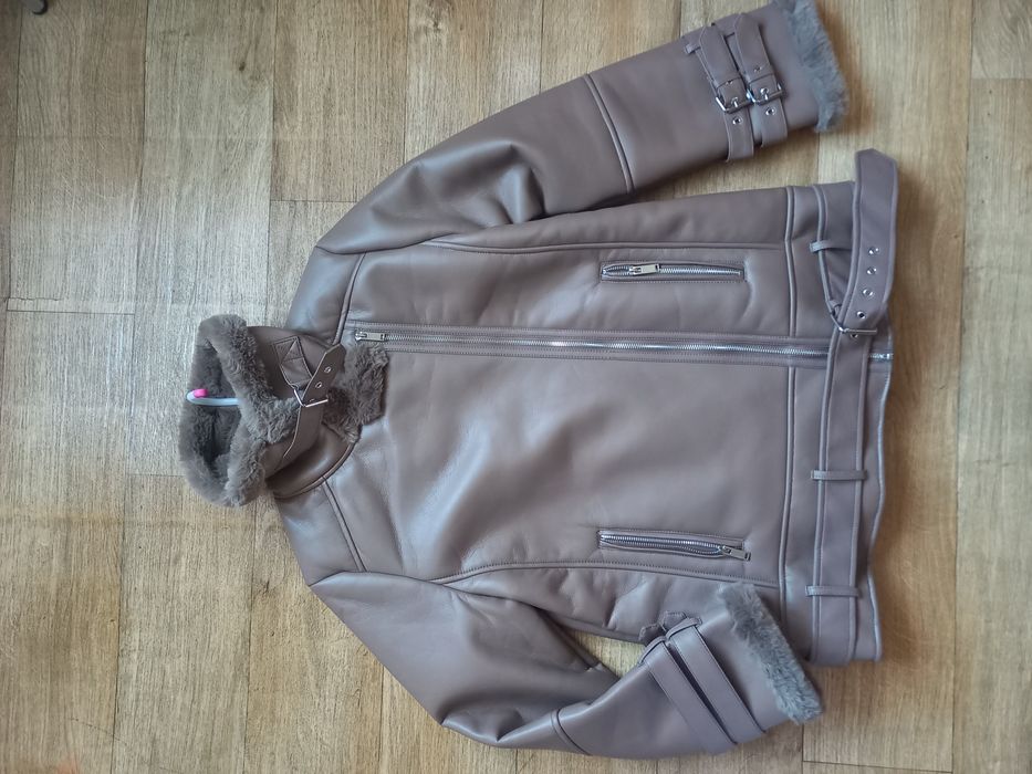 Kurtka damska zimowa z futerkiem 36 Mohito oversize