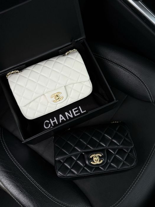 Розкішна жіноча брендова сумка Chanel з натуральної шкіри