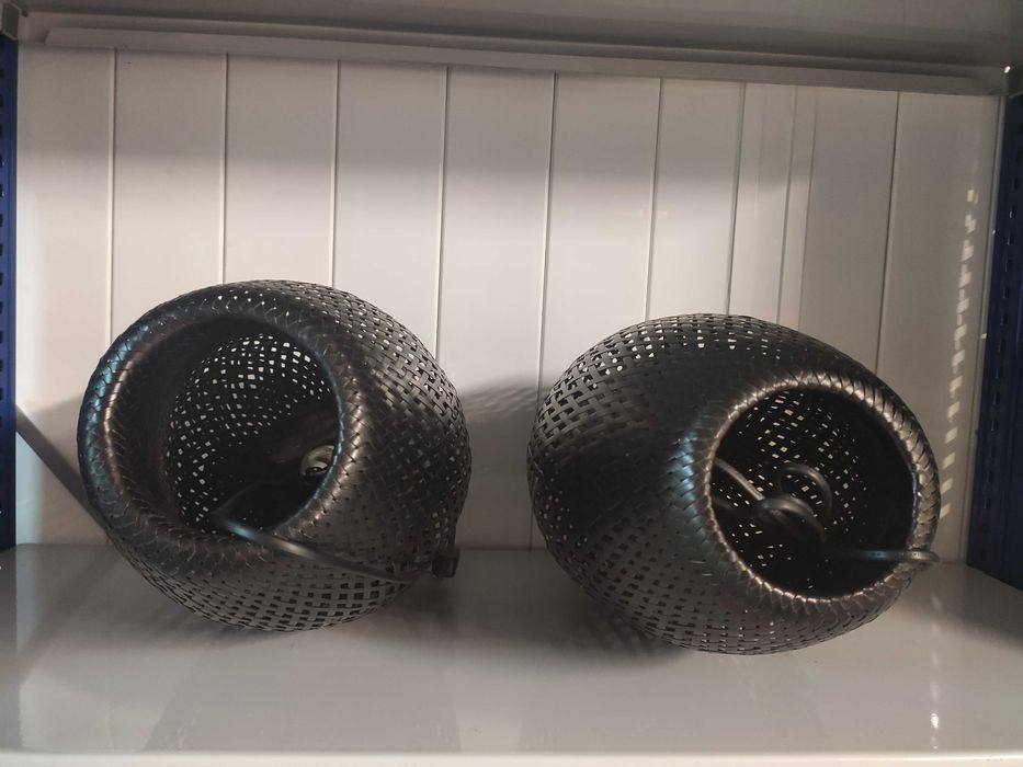 Candeeiros pretos IKEA Böja