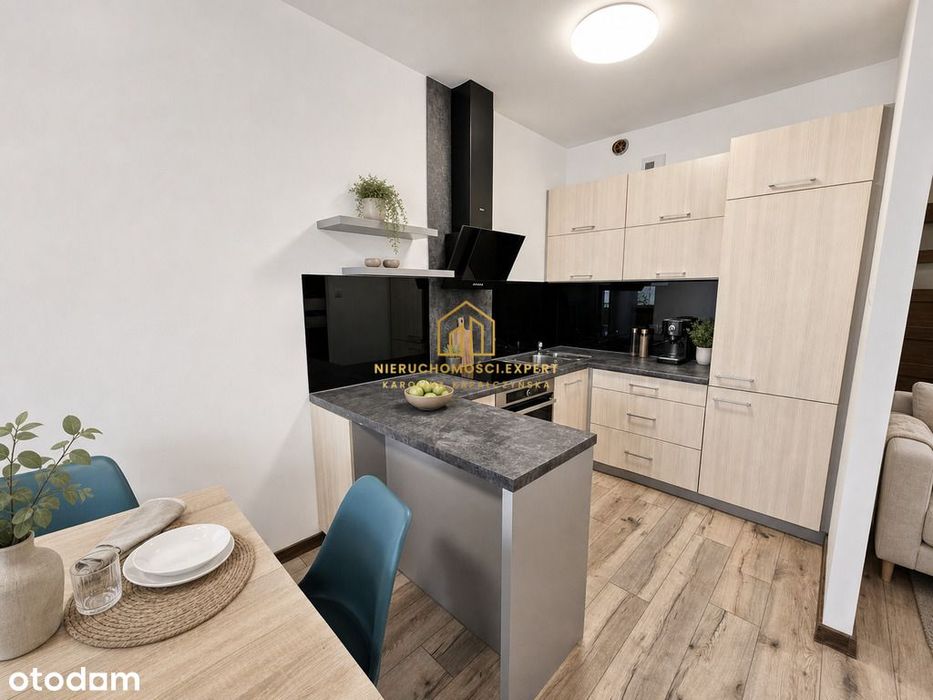 Nowoczesne 50 m²  balkon 12m²  | piętro 2 pokoje