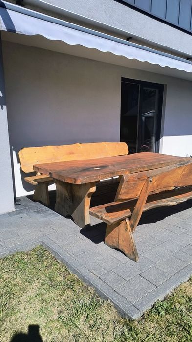 Zestaw ogrodowy meble drewniane