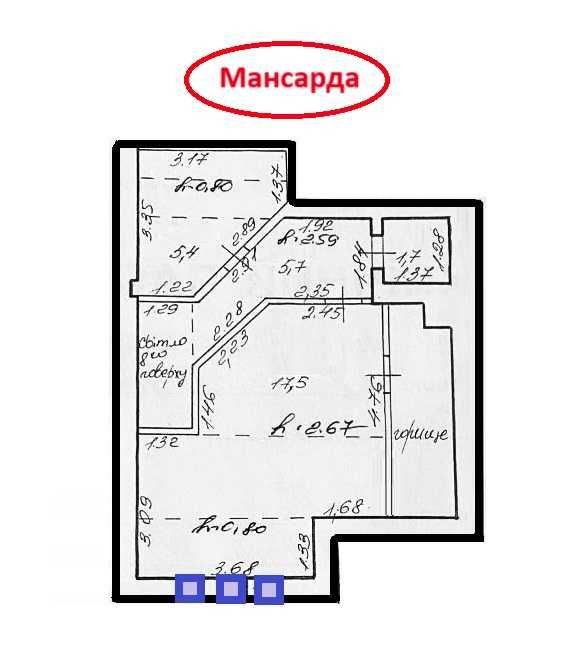 Продаж 3-кім. квартири. с. Давидів. вул. Галицька-Новобудова
