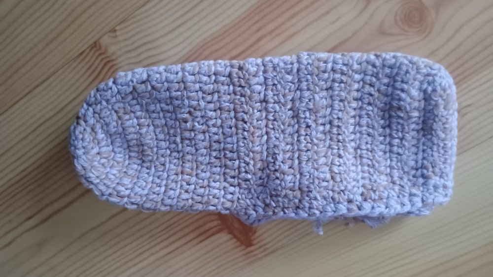 Kapcie wełniane fioletowe r.38/39