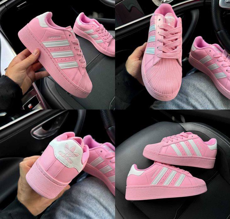 Женские кроссовки Adidas Superstar Platform Pink 36-40 Новинка Сезона!