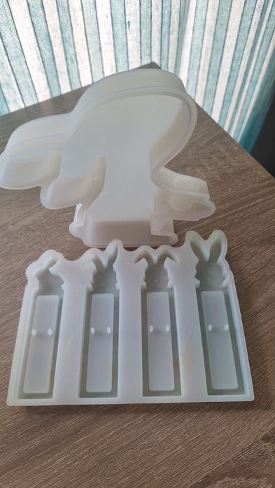 Molde de silicone coelhos