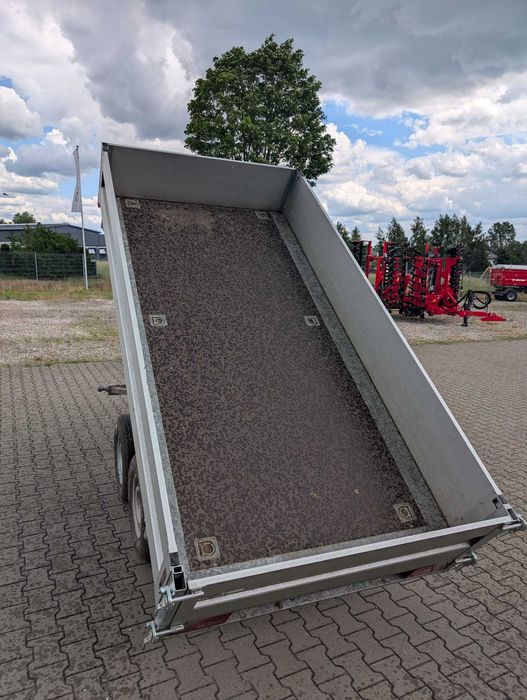 Przyczepa samochodowa wywrotka ładowność 2000kg 2t kiper 3 stronny