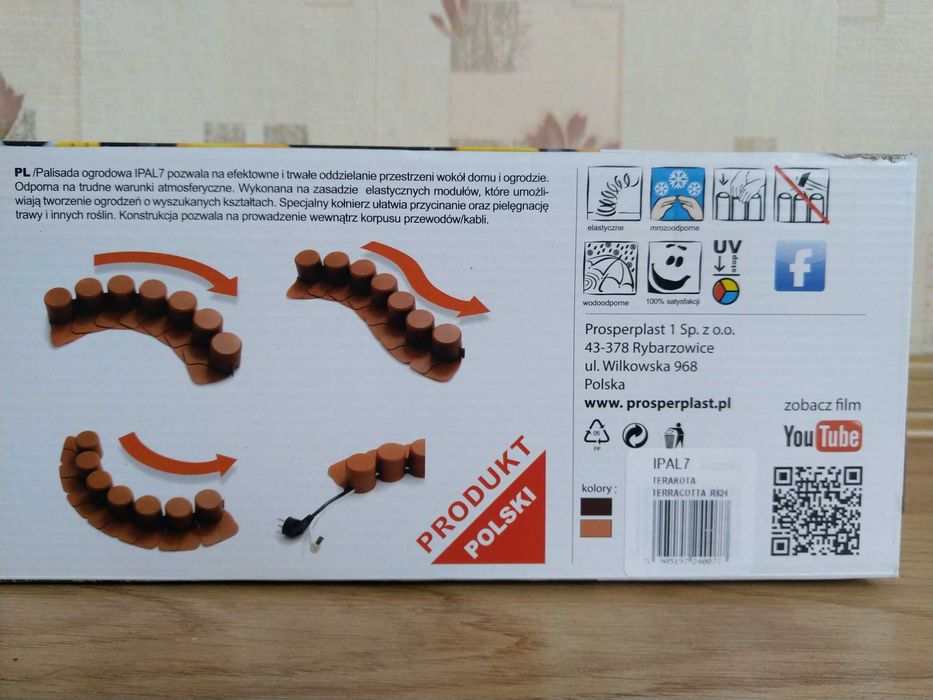 OKAZJA Palisada ogrodowa IPAL7 4,05 m obrzeża ogrodowe ipal 7 Wysyłam