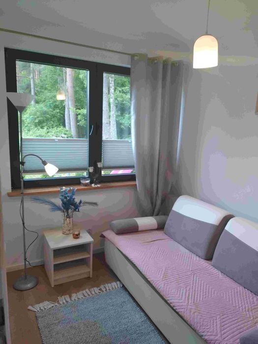 Domek z tarasem przy lesie w Rowach - 600 m do plaży